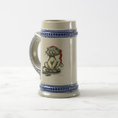 kerstkat bierpul (Voorkant links)