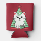 kerstkat blikjeskoeler (Voorkant)