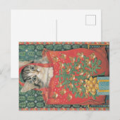 kerstkat-briefkaart  briefkaart (Voorkant / Achterkant)