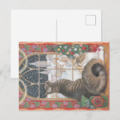 kerstkat-briefkaart  briefkaart (Voorkant / Achterkant)