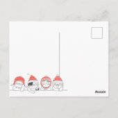kerstkat-Briefkaart Briefkaart (Achterkant)