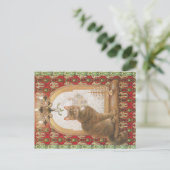 kerstkat-briefkaart  briefkaart (Staand voorkant)