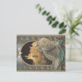 kerstkat-briefkaart  briefkaart (Staand voorkant)