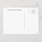 kerstkat-Briefkaart Feestdagenkaart (Achterkant)