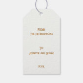 Kerstkat  cadeau Labels Cadeaulabel (Achterkant)