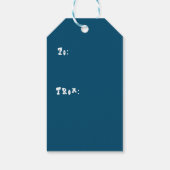 Kerstkat cadeaubijslage cadeaulabel (Achterkant)