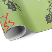 kerstkat cadeaupapier (Rol Hoek)