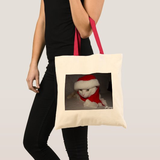 kerstKat Canvas tas (Voorkant (product))