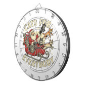 Kerstkat Dartbord (Voorkant Rechts)