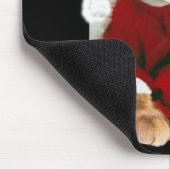 kerstkat en computermuis muismat (Hoek)