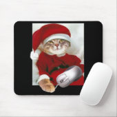 kerstkat en computermuis muismat (Met muis)