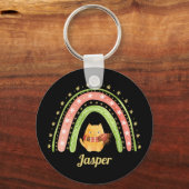 kerstkat en regenboog, speciaal voor Sleutelhanger (Voorkant)