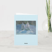 kerstkat feestdagen kaart (Achterkant)