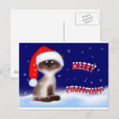 kerstKat Feestdagenkaart (Voorkant / Achterkant)