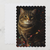 kerstKat Feestdagenkaart (Voorkant / Achterkant)