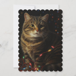 kerstKat Feestdagenkaart