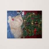 KerstKat Foto Puzzle Legpuzzel (Horizontaal)