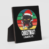 Kerstkat fotoplaat (Voorkant)