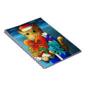 Kerstkat-gast Notitieboek (Rechterzijde)