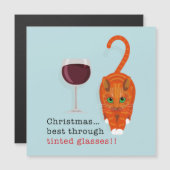 kerstkat het beste door een gekleurde bril (Voorkant / Achterkant)