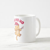Kerstkat Ho Ho Ho Koffiemok (Voorkant rechts)