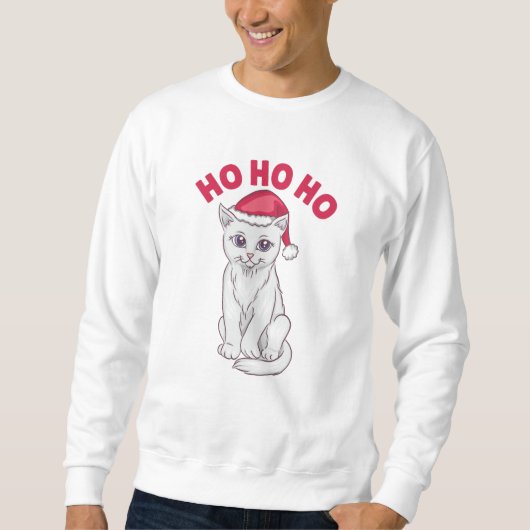 Kerstkat Ho Ho Ho Trui (Voorkant)