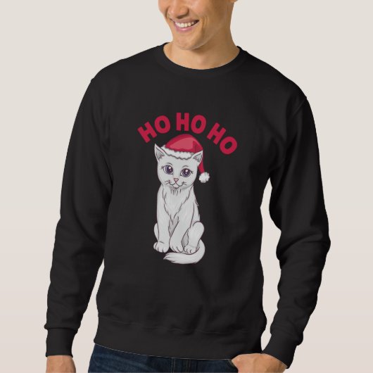 Kerstkat Ho Ho Ho Trui (Voorkant)