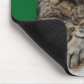 Kerstkat Humbug Foto met Santa Hat Muismat (Hoek)