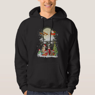 Kerstkat in Santa Hat Merry Christmas Kat X Hoodie