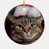 kerstkat keramisch ornament (Achterkant)