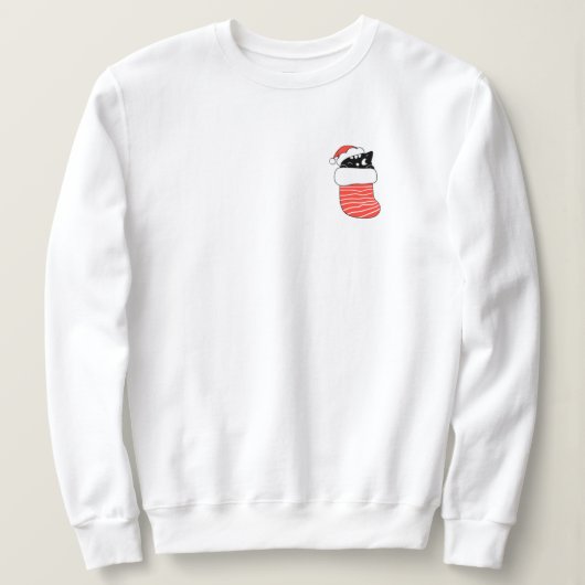 kerstkat, kerstkeuken, kattendeksel, kat trui (Design voorkant)