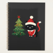 Kerstkat Kerstman Boom Vector Planner (Voorkant)