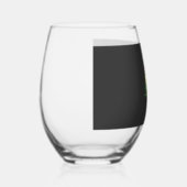Kerstkat Kerstman Boom Vector Wijnglas Zonder Voet (Links)
