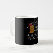 kerstkat koffiemok (Voorkant links)