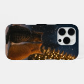 Kerstkat Koppel iPhone Hoesje 16 Pro (Achterkant horizontaal)