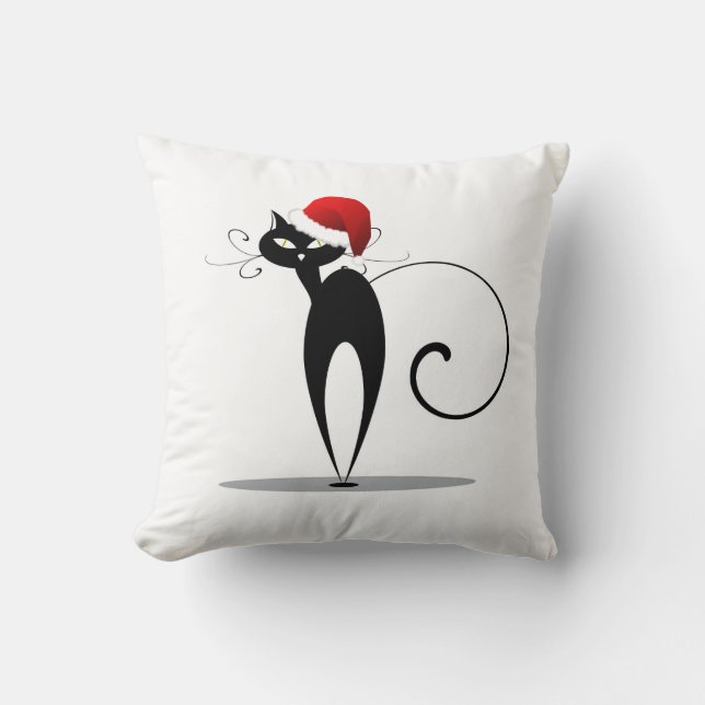 Kerstkat Kussen (Voorkant)