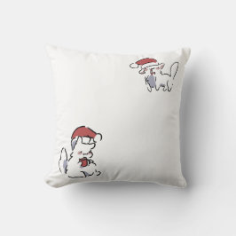 Kerstkat Kussen
