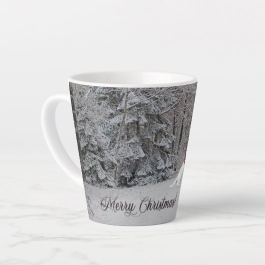 Kerstkat Latte Mok! Latte Mok (Linkerhoek)