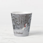 Kerstkat Latte Mok! Latte Mok (Voorkant)