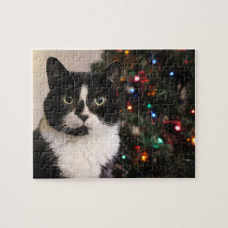 Kerstkat Legpuzzel