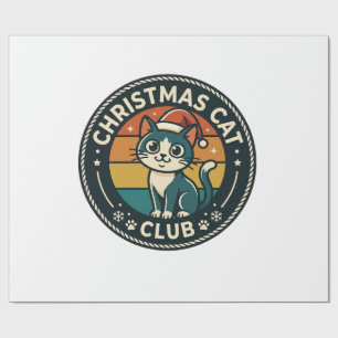 Kerstkat Lieve Katten Design - Kerstkat Club Cadeaupapier