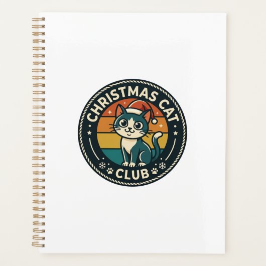 Kerstkat Lieve Katten Design - Kerstkat Club Planner (Voorkant)