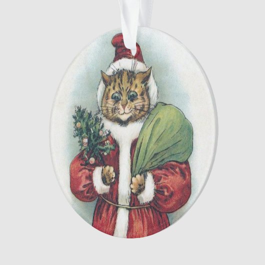 Kerstkat, Louis Wain Ornament (voorkant)