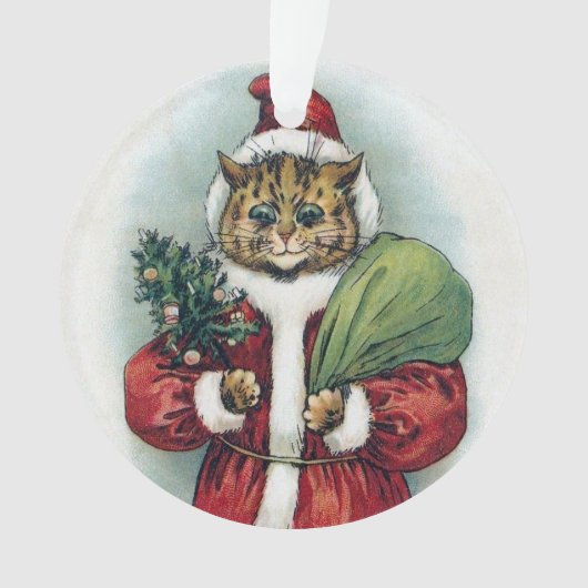 Kerstkat, Louis Wain Ornament (voorkant)
