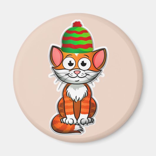 kerstkat magnet (Voorkant)