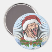 kerstkat Magnet (Voorkant / Achterkant)