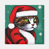 kerstkat Magnet (Voorkant)
