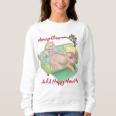 kerstkat - Meowry Kerstshirt Trui (Voorkant)