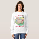 kerstkat - Meowry Kerstshirt Trui (Voorkant volledig)