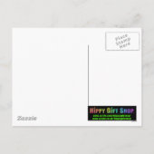 kerstkat met sneeuwvlokken feestdagenkaart (Achterkant)